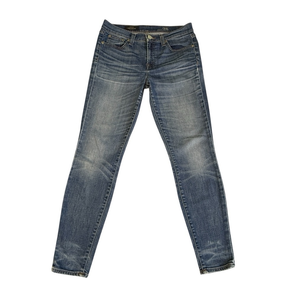 J. Crew Women’s Toothpick 9” Rise Blue Jeans Size 28 #1756